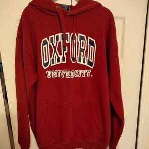 Vintage Oxford University Hoodie Unisex Size XL?